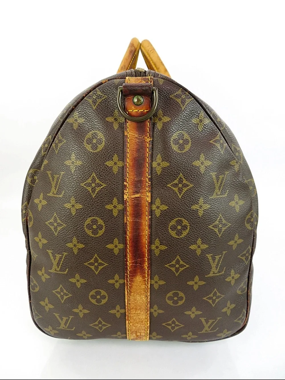Louis Vuitton Monogram Canvas Travel Duffel in Brown and Tan